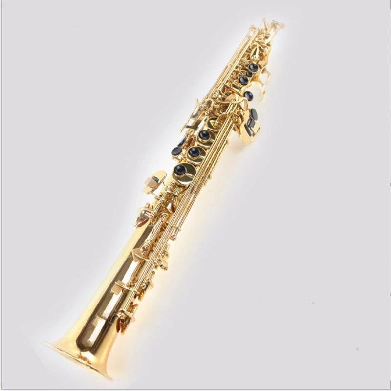 

Трансграничный музыкальный инструмент саксофон, си-бемоль, высокочастотный, с золотистой отделкой, золотистый звук