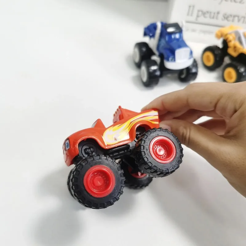 Classic Cars Model Inertia Diecast Vehicles Racing Figure Blaze Toys for Children Monsters Truck Machines Car Toy Kids Gifts