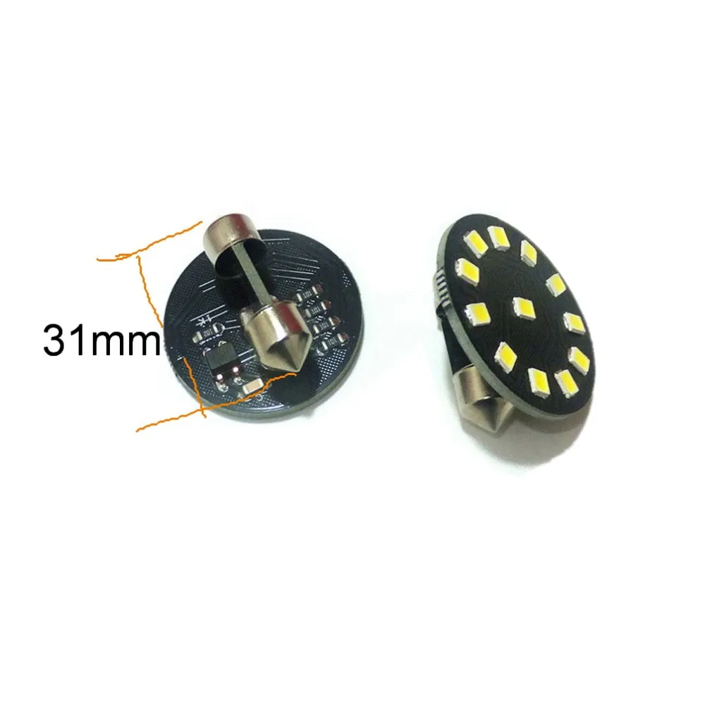 

July King 2 pcs 6000K LED Indoor Reading Dome Map Lights Compatible for Kia K2 Rio Forte Hyundai Verna Hatchback