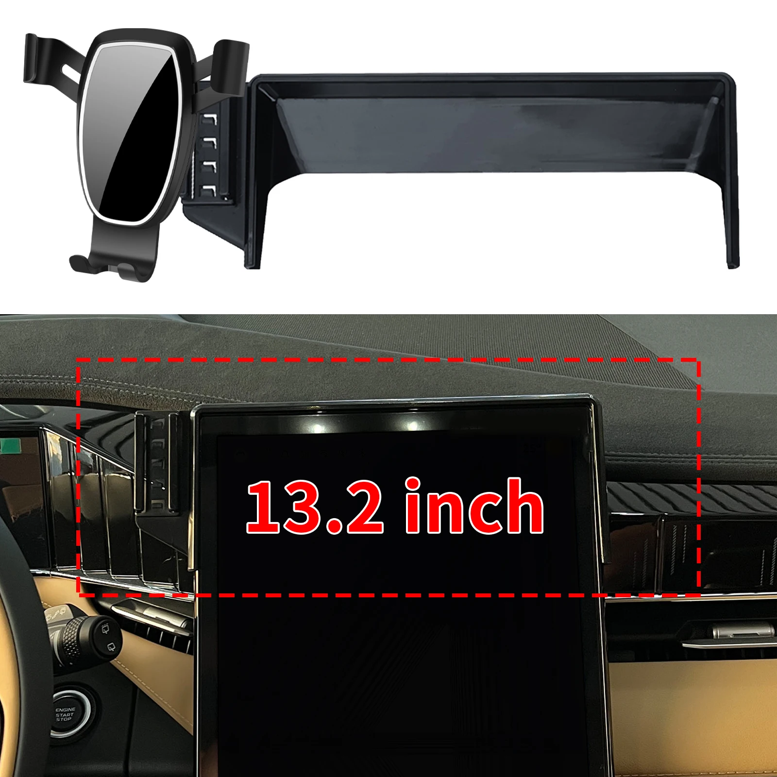 

fit for Geely Starray Atlas 2024 Boyue L FX11 Navigation Bracke Screen Base Phone Holder Mount Car ​​accessoires