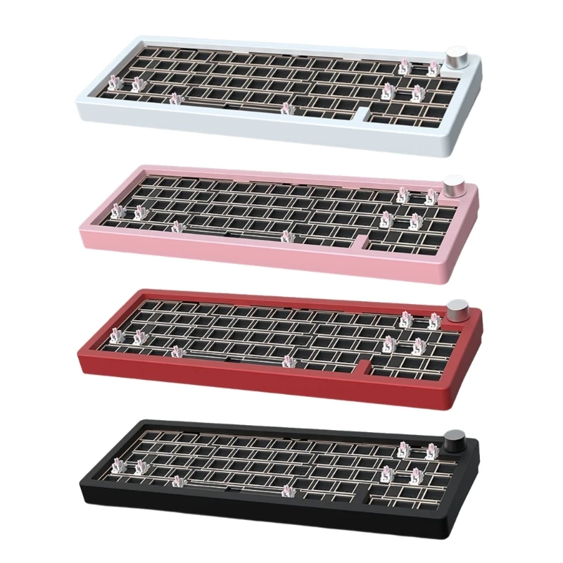 60% Wire Mechanical Keyboard Base With Customizable LED Lighting For Enhances Gaming Experience PC Gaming Keyboard