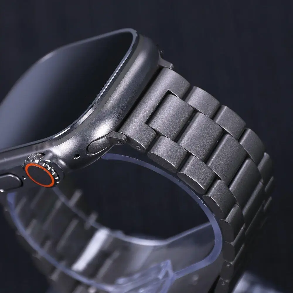 Metallarmband für Apple Watch 49mm 45mm 41mm 46mm 44mm Edelstahl Correa Armband Gürtel Iwatch 42mm Serie 12 11 10 Ultra 3 4 – Detail 7