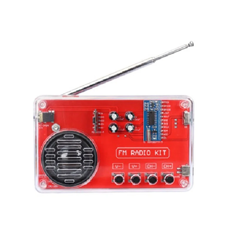 

FM Radio DIY Production Kit Electronic Assembly Soldering Practice Kit 50-108 Mhz Receiver