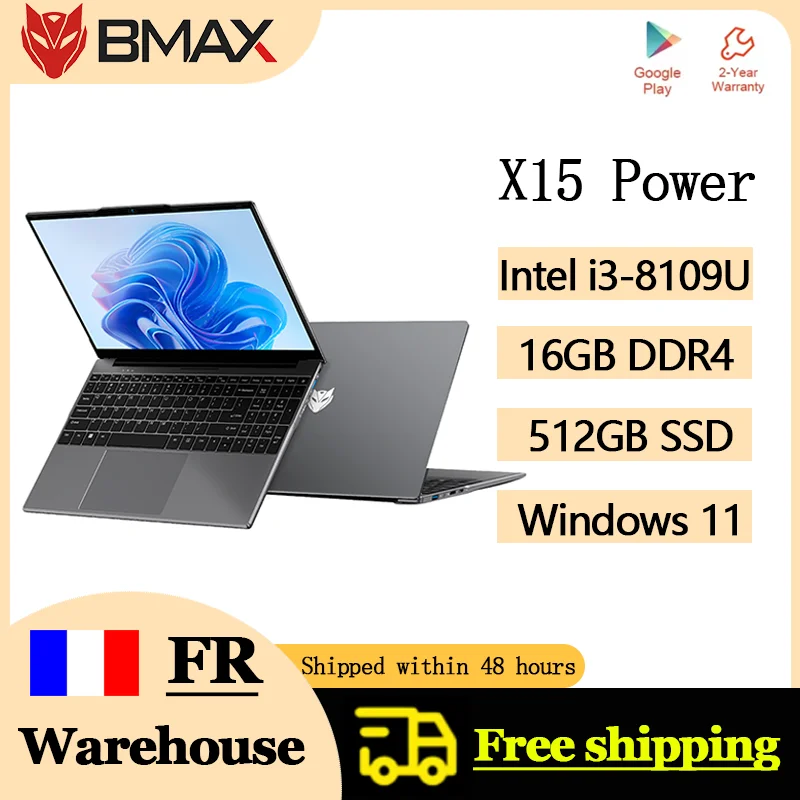 Portátil BMAX X15 Power 16GB 512GB