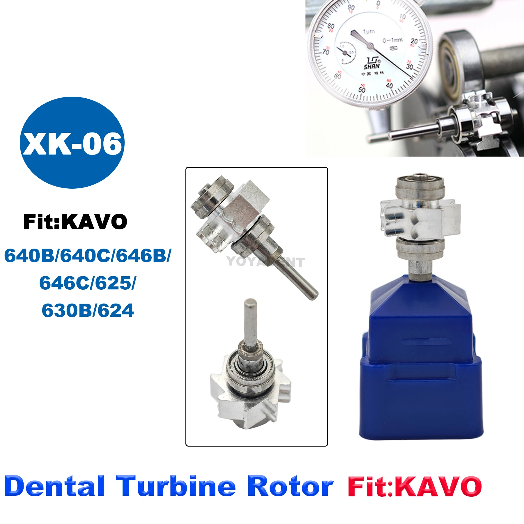 

Fit KAVO 640B/640C/646B/646C/625/630B/624 Handpiece Dental Turbine Cartridge Air Rotor Dentistry Handpiece Accessories