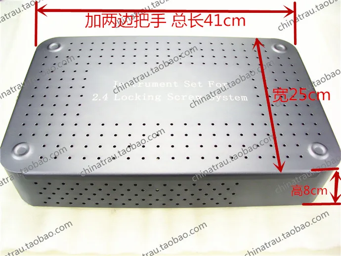 Medical orthopedics instrument sterilizing aluminium alloy box storage box screw and screwdriver&instrument box