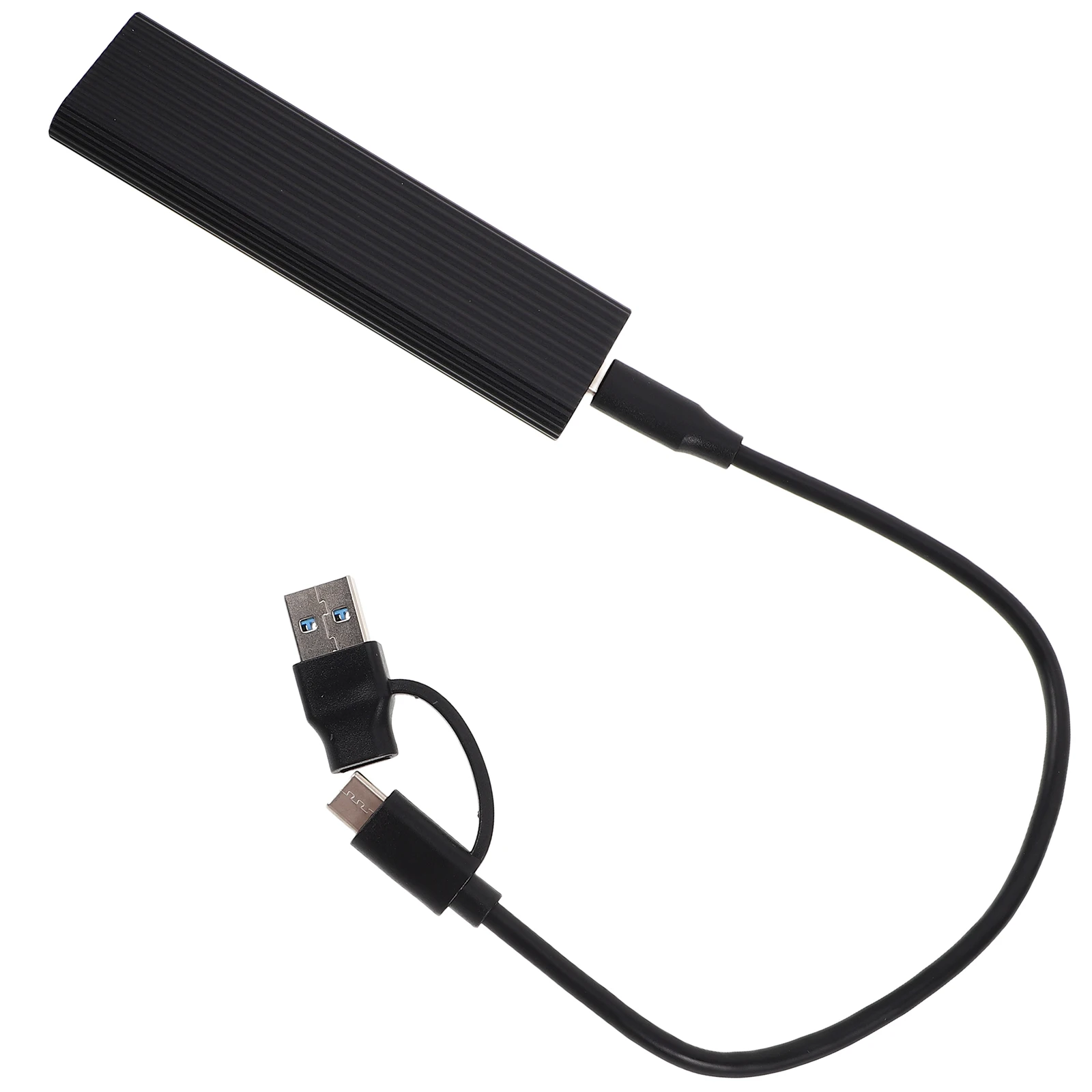 

1PC Solid State Mobile Hard Drive Enclosure TypeC USB3.1 SSD Support Dual Protocol High Speed for PCIe