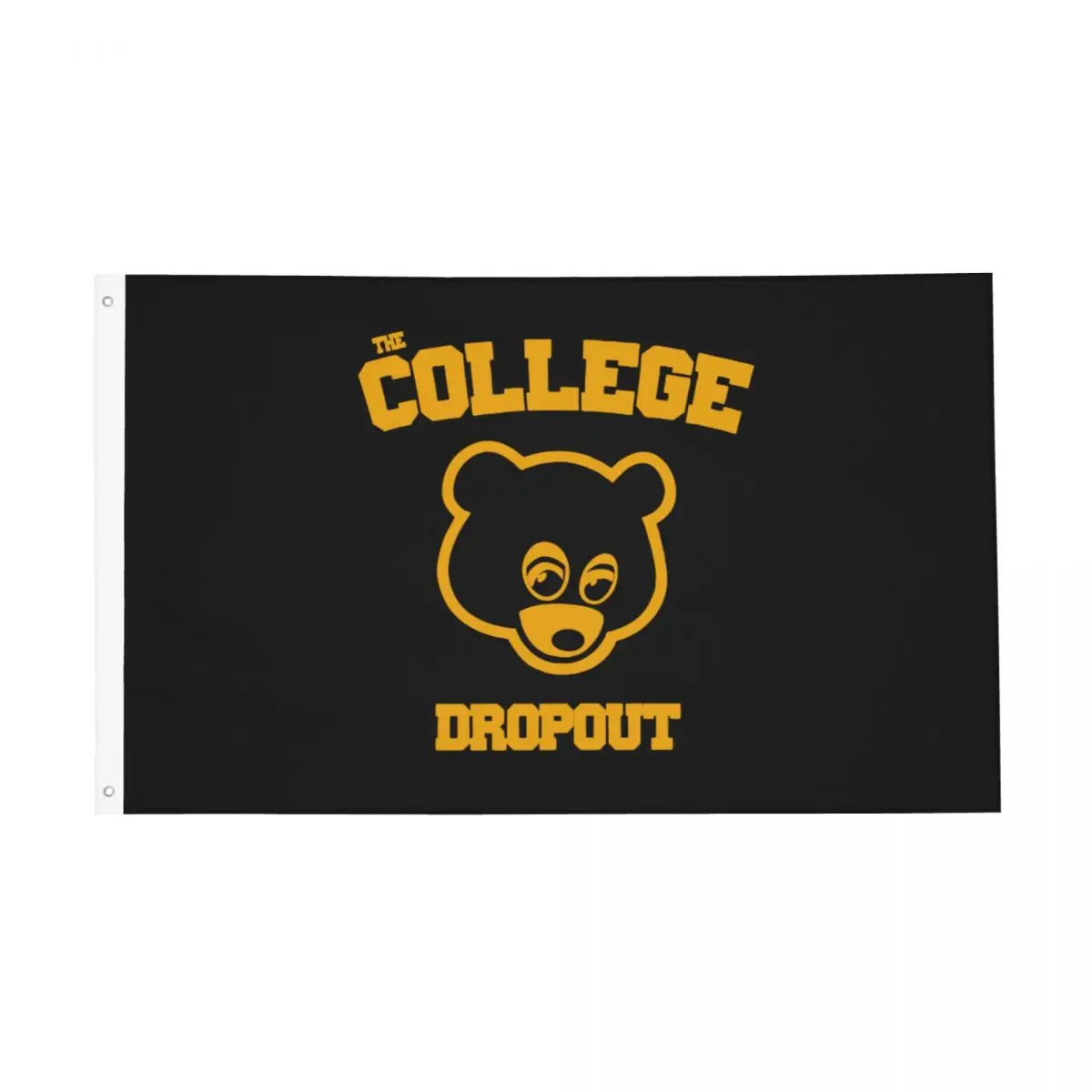 College Dropout Flagge Outdoor Banner Polyester Kanye West Musik Dekoration lebendige Farbe 60x90 90x150cm Flaggen