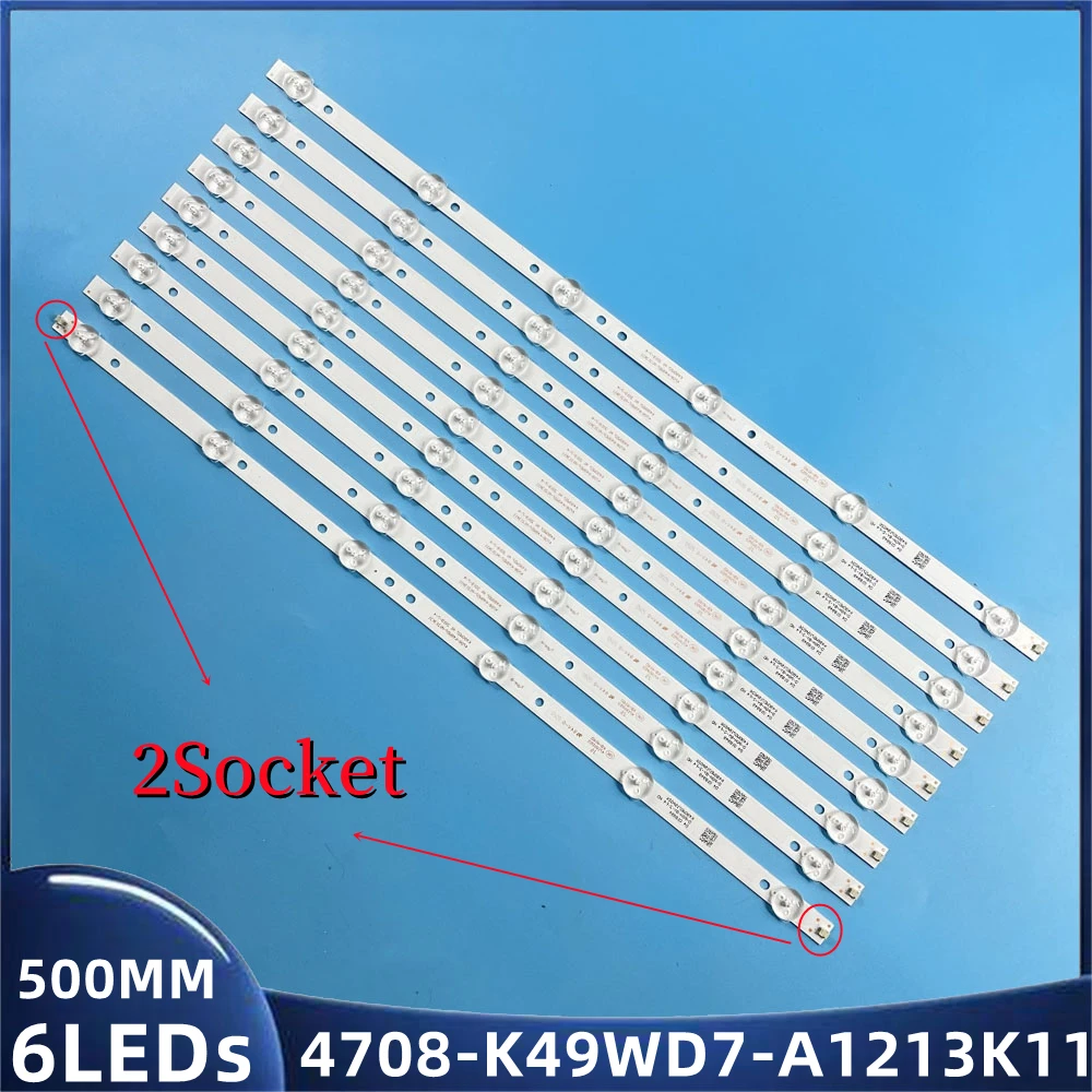 

For Le49d88ud CY-GH048BGLV6H HG48NC678 HG48NC677 HG48NC670 HG48ND690 LM41-00099D LE49F1761 4708-K49WD7-A1213K11 LED Strip