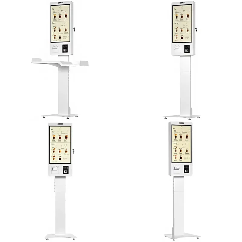 Kiosk Payment for Supermarket 21.5 Inch Touch Screen Query Machine With Barcode QR Code Scanner OEM Floor Standing Kiosk