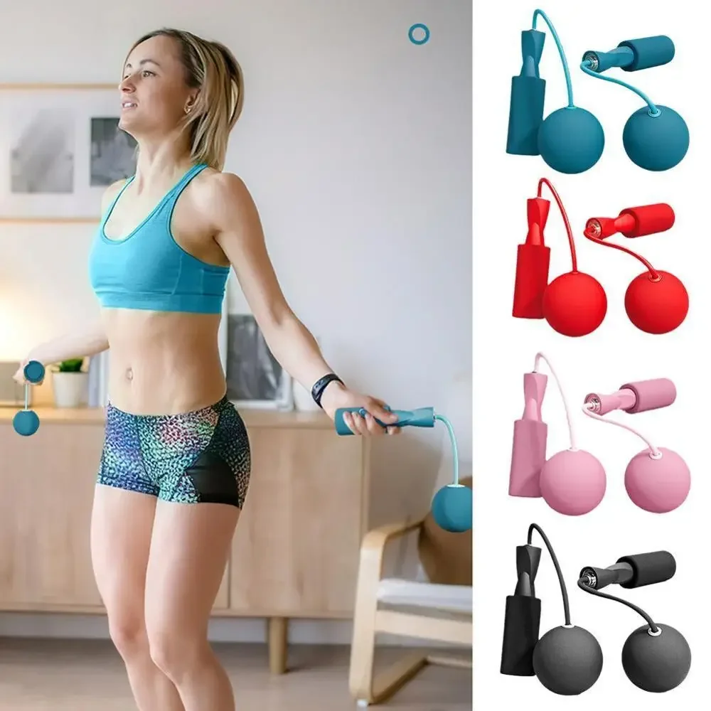 مع الكرة الثقيلة اللاسلكي حبل الطفر اليوغا الملاكمة الرياضة وتدريبات اللياقة البدنية التمارين الرياضية المحمولة حبل القفز السريع للمرأة 2027 #1