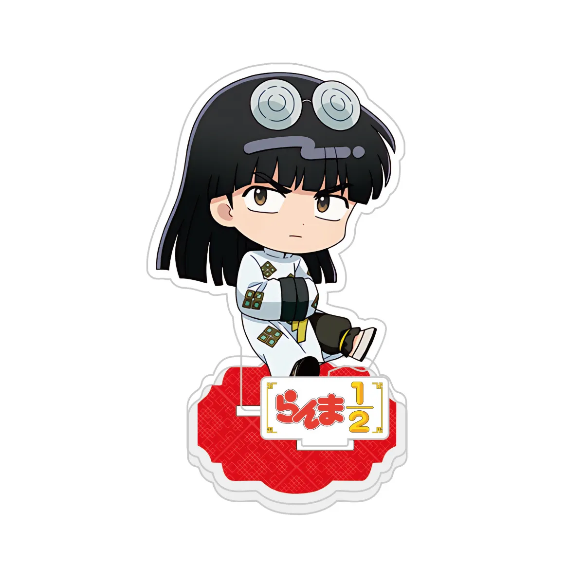 Anime Ranma Nibun no Ichi Figures Ranma Tendou Akane Acrylic Stand Key Chains Q Version Cute Cartoon Bag Accessories Fans Gifts