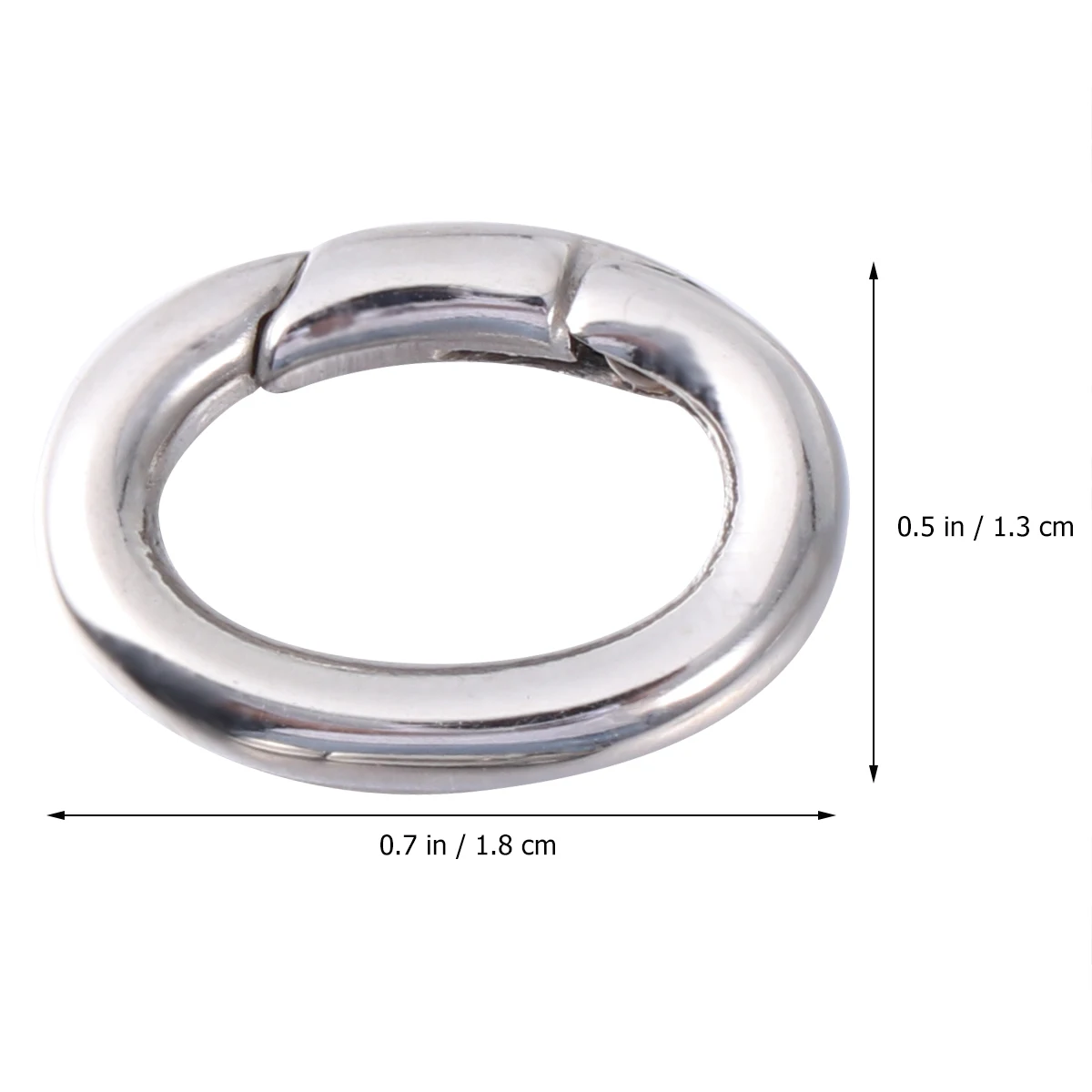 

2pcs Spring Buckle Carabiner Stainless Steel Durable Lightweight Climbing Camping Hiking Travel Outdoor Sports Mountaineering