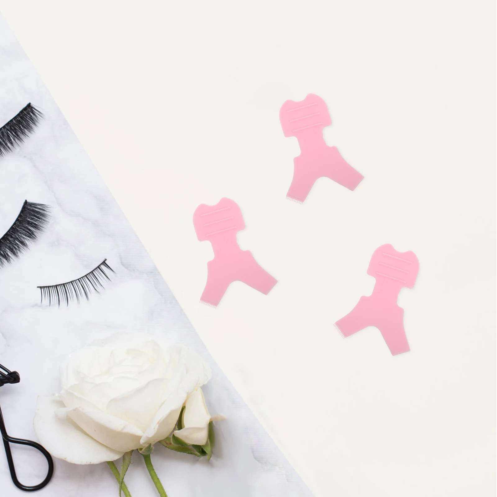 50 قطعة Y لاش رفع أداة Y مشط رمش فرشاة مشط سيليكون لاش بيرم رفع فرشاة رمش تمديد أداة العين ماسكارا #1