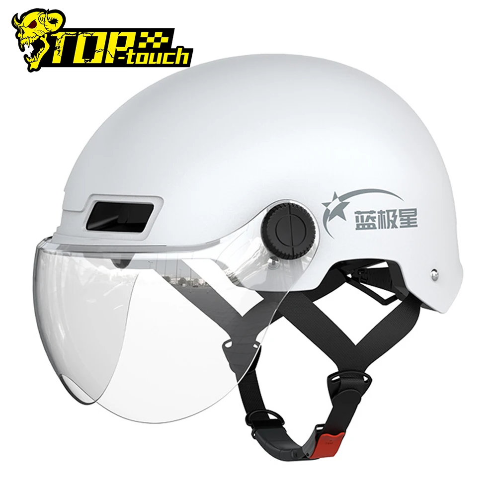 

Helmet Motorcycle Cascos Para Moto Motor Helmet Capacete De Moto 3C Approved Cascos Safety Scooter Helmet Half Helmets