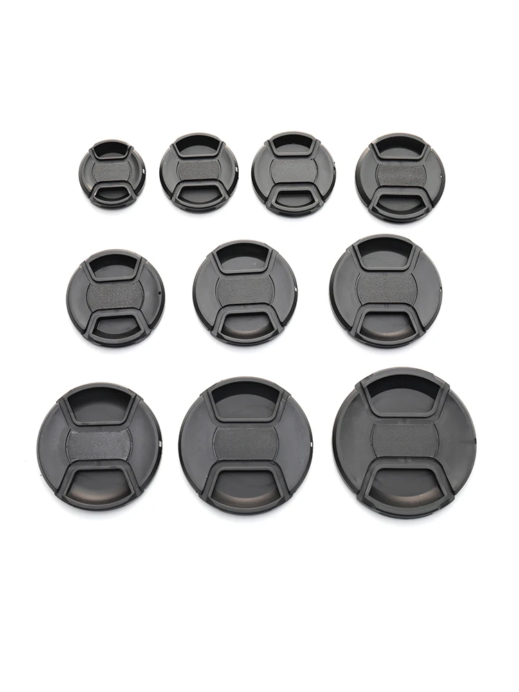 High-quality 40.5mm 49mm 52mm 55mm 58mm 62mm 67mm 72mm 77mm 82mm Center Pinch Snap-on Cap Cover Camera Lens