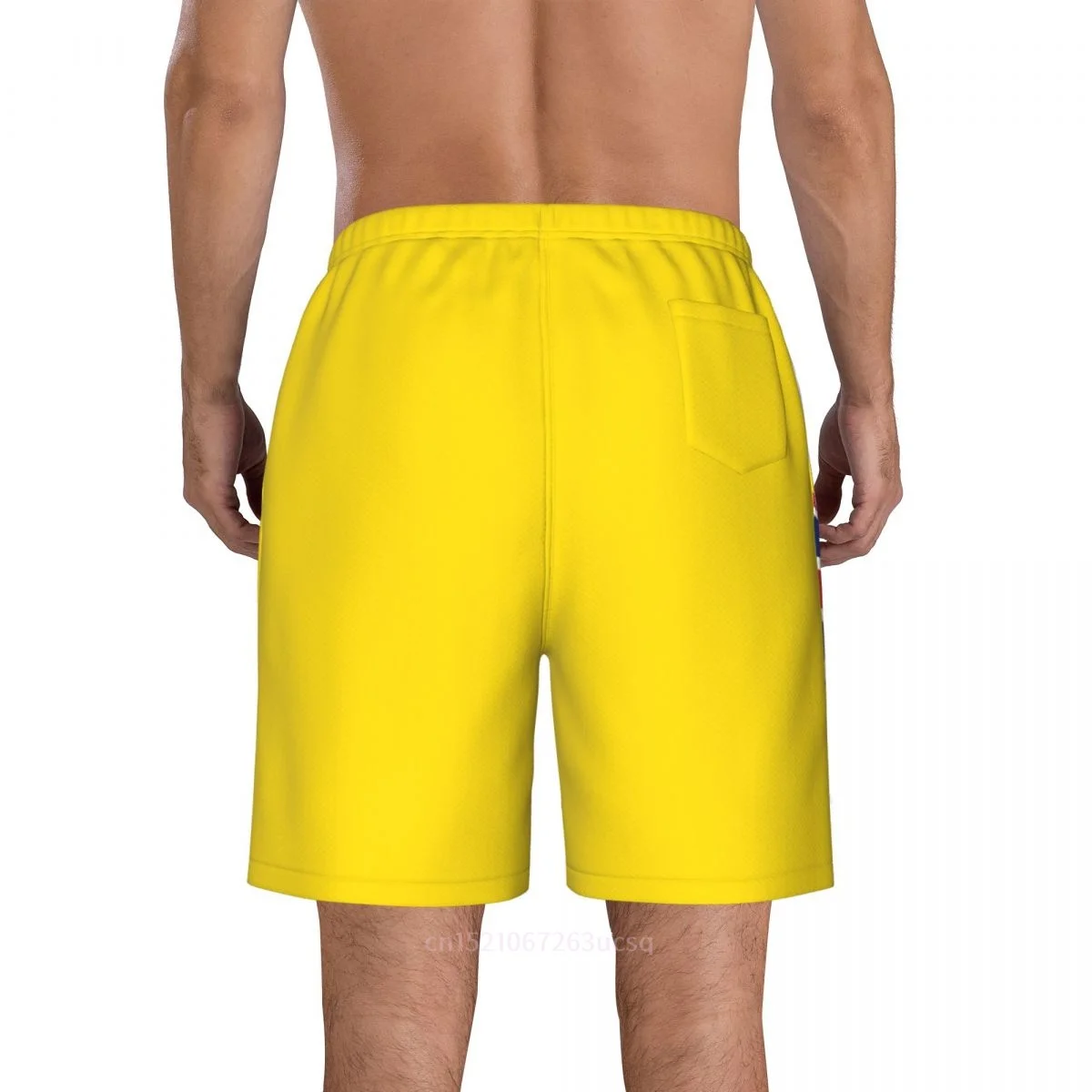 NIUE-pantalones cortos de poliéster con estampado 3D de bandera de campo para hombre, Shorts de playa con bolsillo, pantalones de verano para correr, 2023