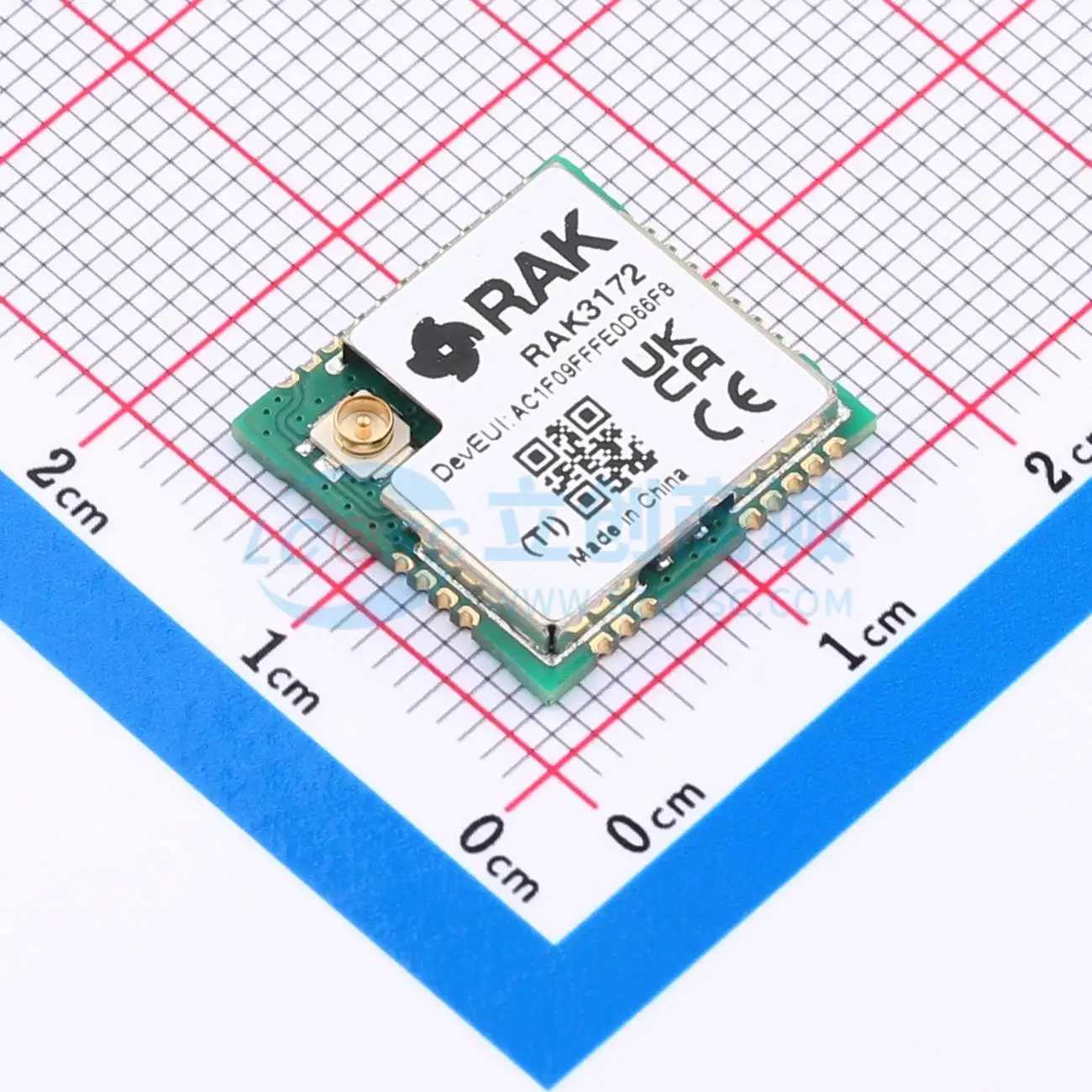 2pcs RAK3172-T-8-SM-I SMD 15.5x15mm 20dBm SPI UART I2C LoRa Wireless RF Transceiver Module