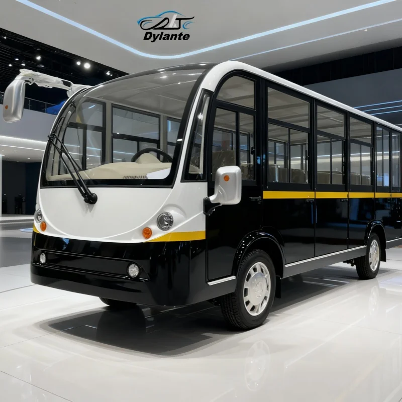 Dealer Shuttle Bus Luxurious Electric Car Sightseeing Bus Lithium Battery Powered Tour Bus Can Imitate Various Special Vehicles