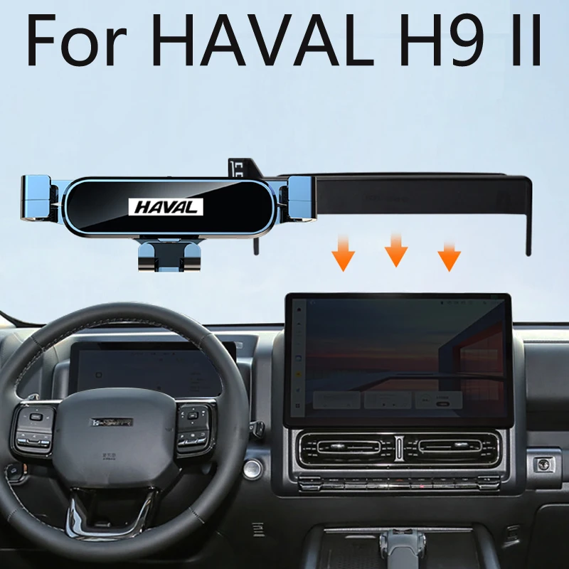Suporte do telefone do carro para haval h9 ii 2025 2024 estilo do carro suporte gps suporte rotativo acessórios móveis