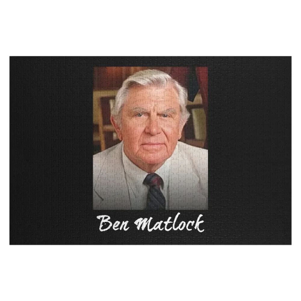 

Ben Matlock Funny Tv Lawyer Drama White Retro Vintage 80'S Sitcom Matlock Jigsaw Puzzle Novel Toys For Children 2022 Puzzle