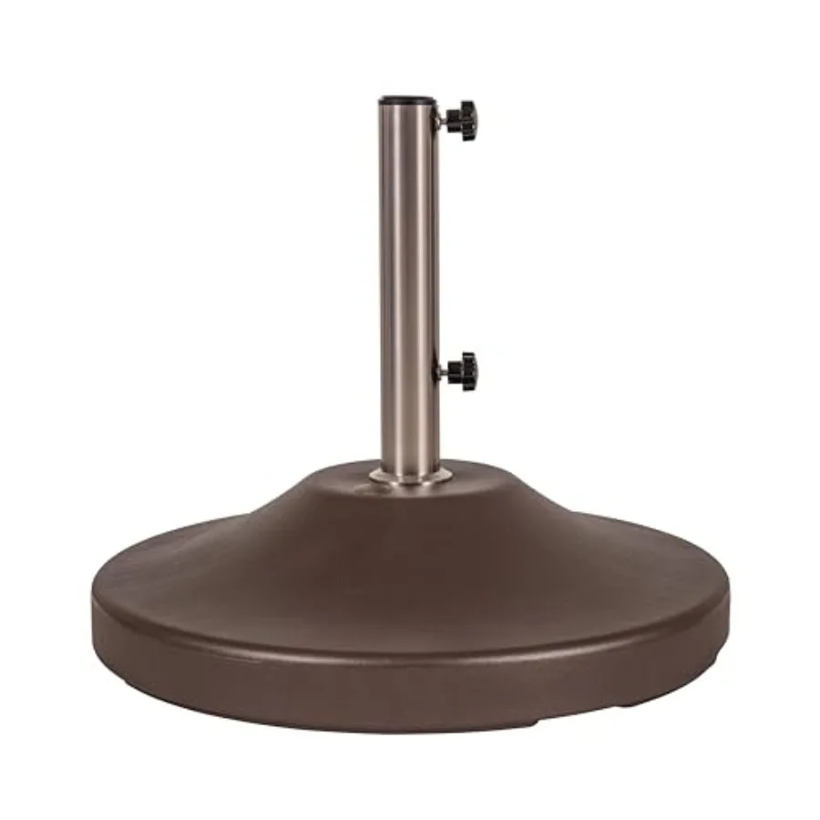 

Fillable 120lb Capacity Commercial Free Standing Umbrella Base Heavy Duty Umbrella Base with Wheels Fillable Patio Umbrella Bas