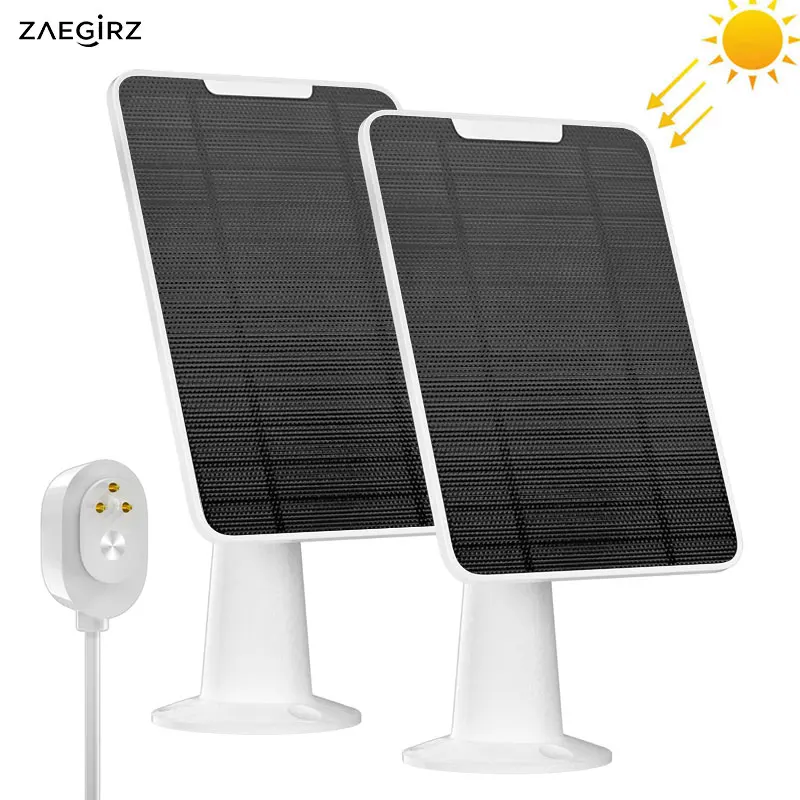 Upgraded ETFE Solar Panel Charger Non-stop Charging for Arlo Ultra/Ultra 2/Pro 3/Pro 4/Pro 5S/Pro 3 Floodlight Security Camera