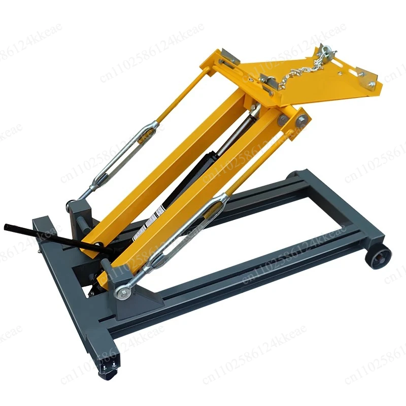 3 Ton Low Position Gearbox Transmission Jack with Wheels Repair Tools Floor Transmission Jack