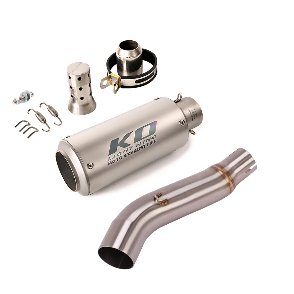 

Slip On For Honda CBR300R 2020-2025 CB300R CB250R 2018-2025 Motorcycle Exhaust System Stainless Steel Mid Link Pipe DB Killer