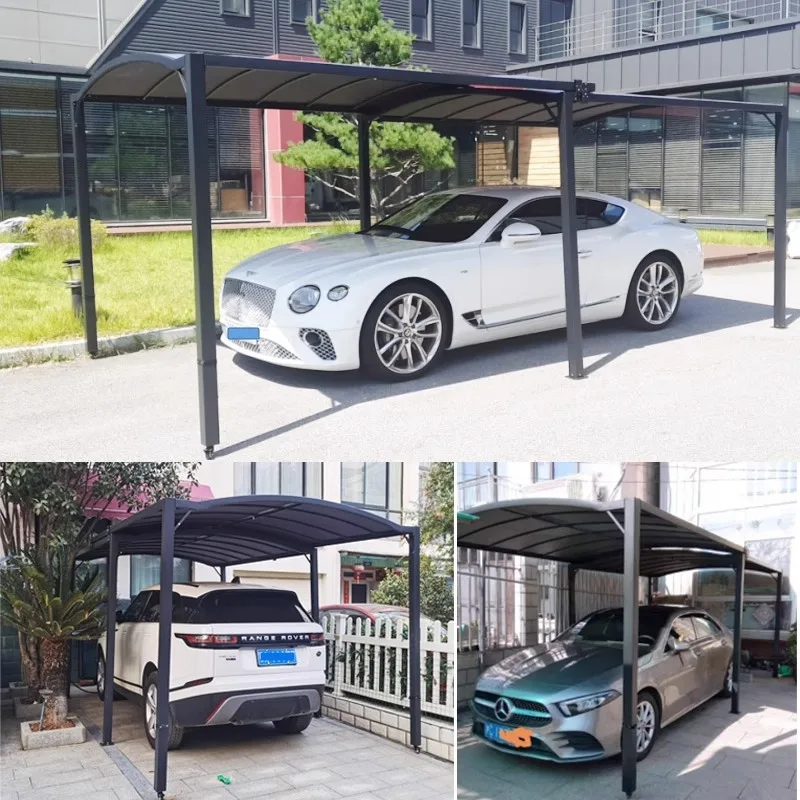 Custom outdoor shading courtyard Retractable push-pull barbecue canopy Home canopy Garden terrace Villa mobile carport