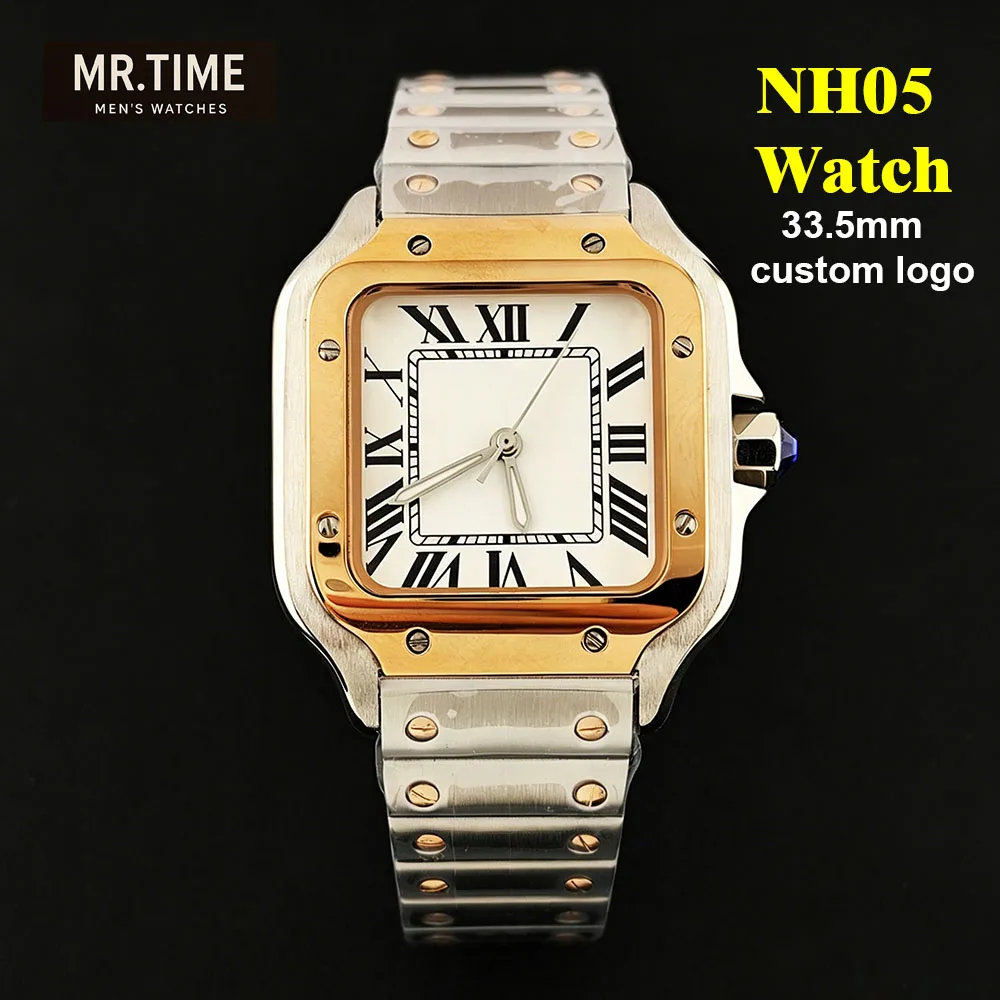 2026 Fashion ladies' Watch NH05 Watch Rose Silver Watch Stainless Steel Watch Customized Logo NH05 Movement Watch