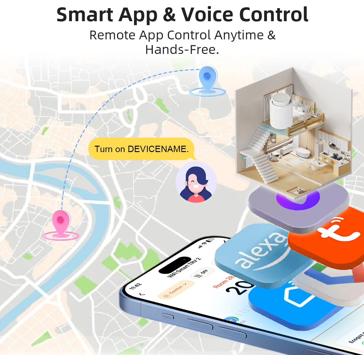 EZAIOT Smart Tuya Wifi/ZigBee3.0 المبرد المحرك TRV للبرمجة ثرموستاتي App التحكم عن بعد في درجة الحرارة أليكسا جوجل