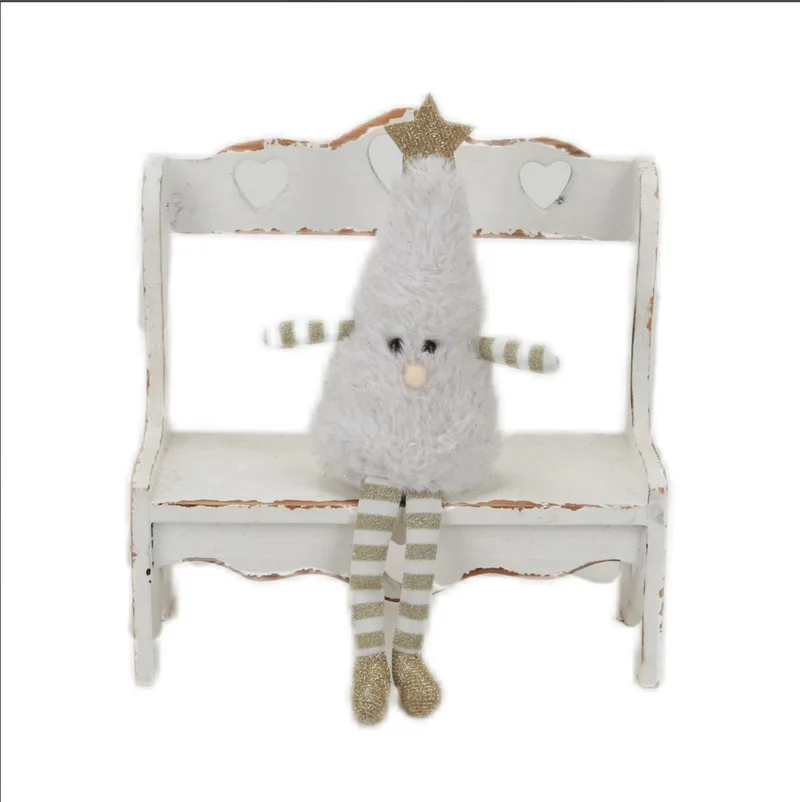 Decorazioni natalizie transfrontaliere, peluche in tessuto, decorazioni per l'albero di Natale, ciondoli, peluche natalizi, ornamenti