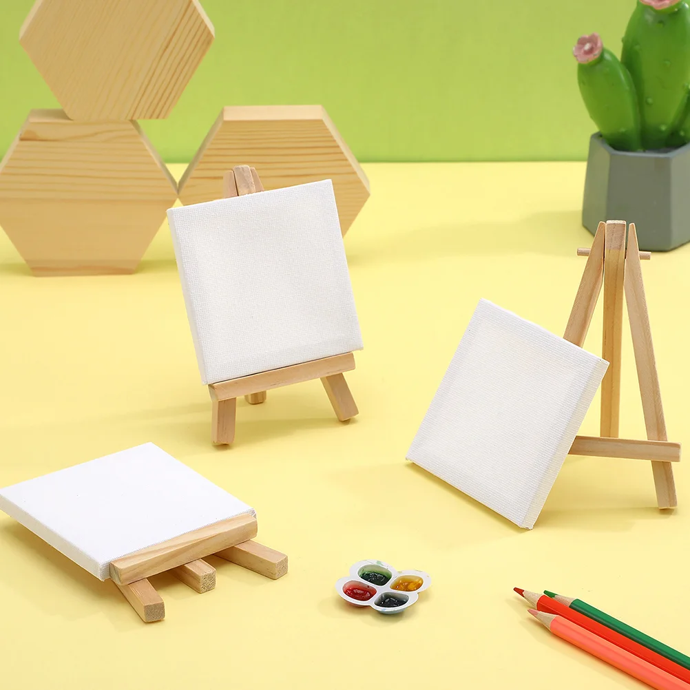 

6 Sets Supplies Children's Oil Painting Tools Kids Easel Stand for Decorate Easels Canvas Table Top