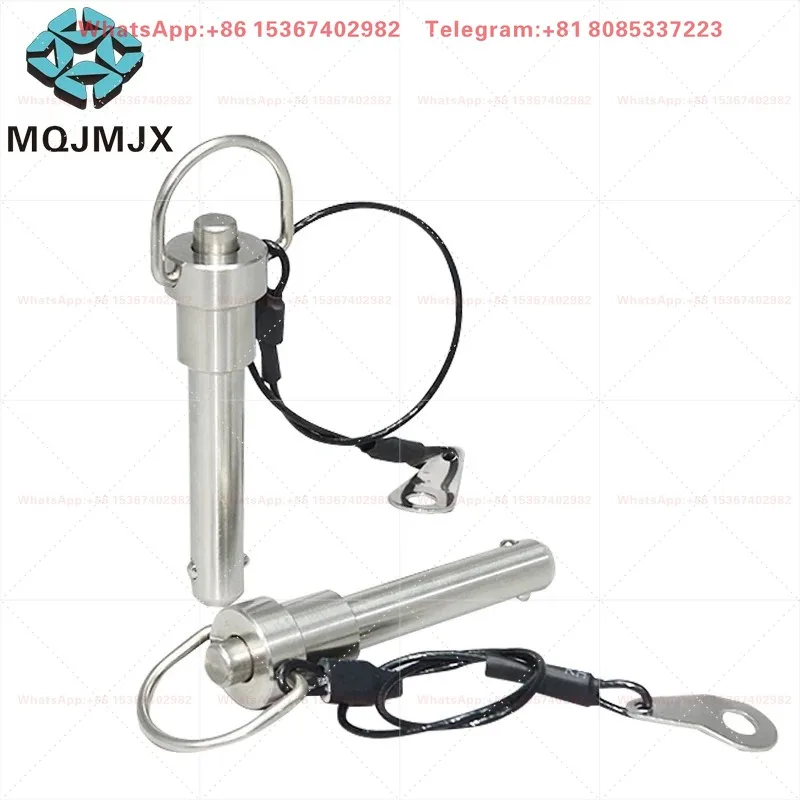 2pcs Ball head locking, button quick release ball positioning pin M-T194A safety pull loop array pin 456