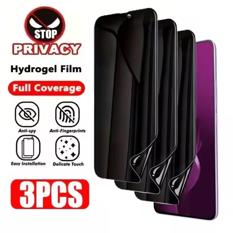 3Pcs Anti Spy Hydrogel Film for Xiaomi Poco F7 Ultra F6 F5 Pro F4 Screen Protector for Poco X7 X6 X5 X4 Pro Full Coverage Film