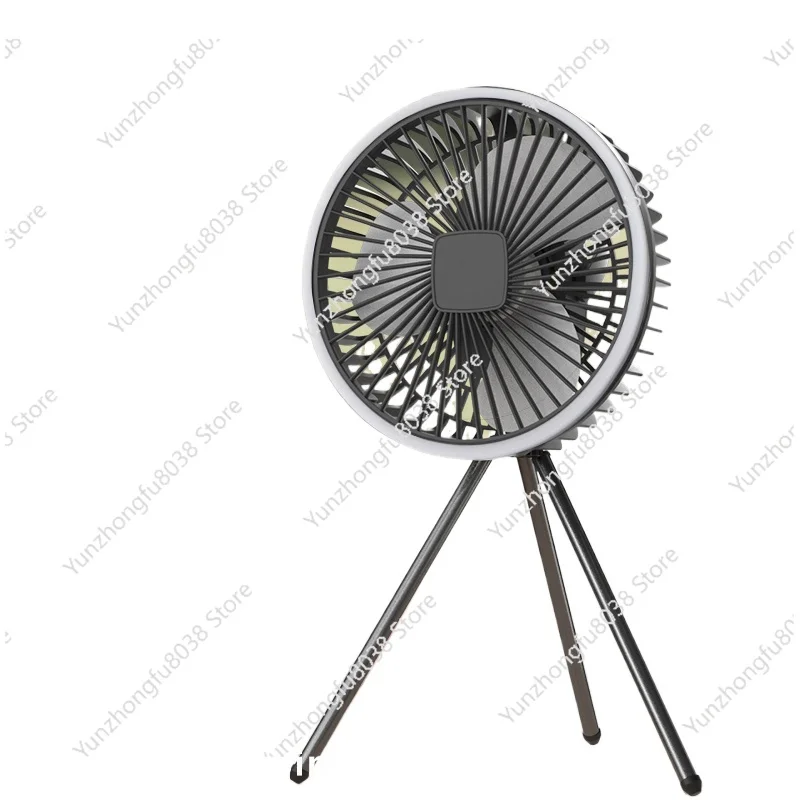 

Portable Camping Fan 10000mAh 5000mAh USB Rechargeable Wireless Ceiling Electric With LED light For Home Office Travel Camp