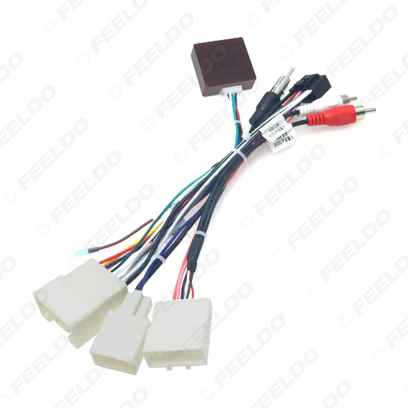 Car Android Audio DVD Player 16PIN Power Cable Adapter for Toyota Prado Sequoia Lexus 330 350 - Vehicle Wiring Harness