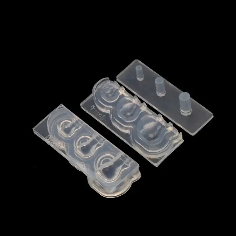Handmade Mini Hollow Milk Bottles Cup Straw Silicone Resin Molds Craft Tools