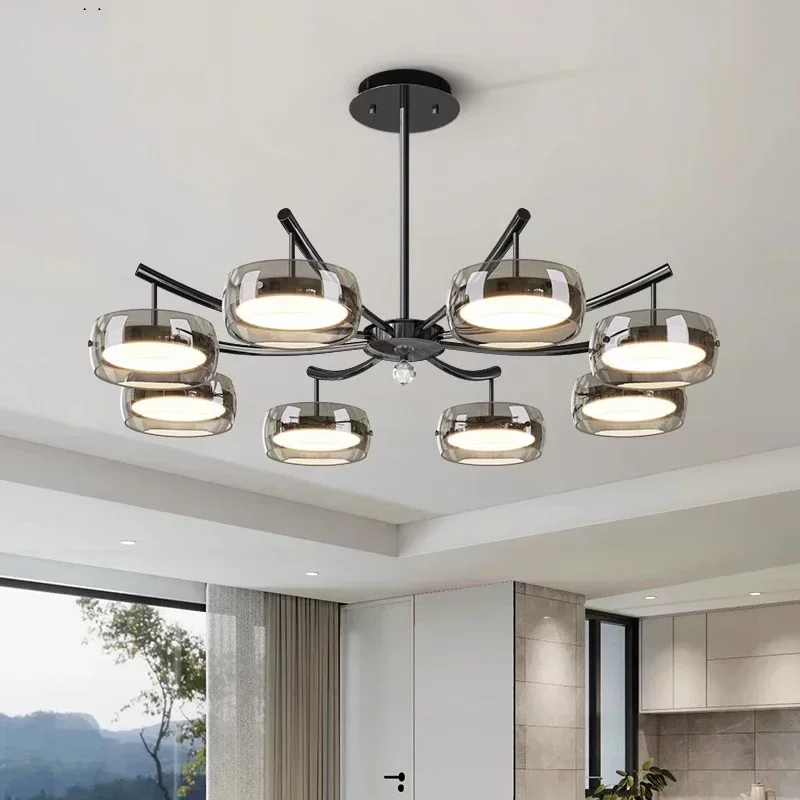 Nordic Minimalist Ceiling Chandelier for Dining Living Room Center Table Bedroom Pendant Lamp Home Decor Luster Lighting Fixture