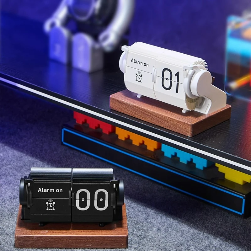 

Intelligent Calendar, Mechanical Page Turning Clock, Desktop Ornament, Multifunctional Timer, Alarm Clock, Creative Gift