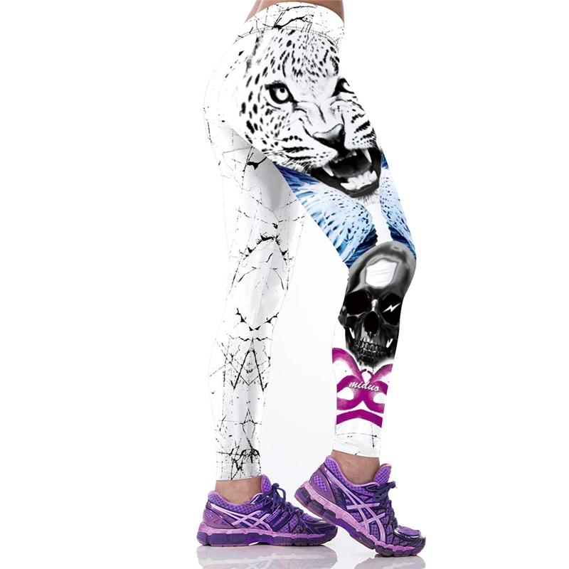 Women Leggings Sport Leopard 3D Print High Waist Gym Legging Quick Dry Running Trouser Workout Pant For Yoga Lady Fitness Tights