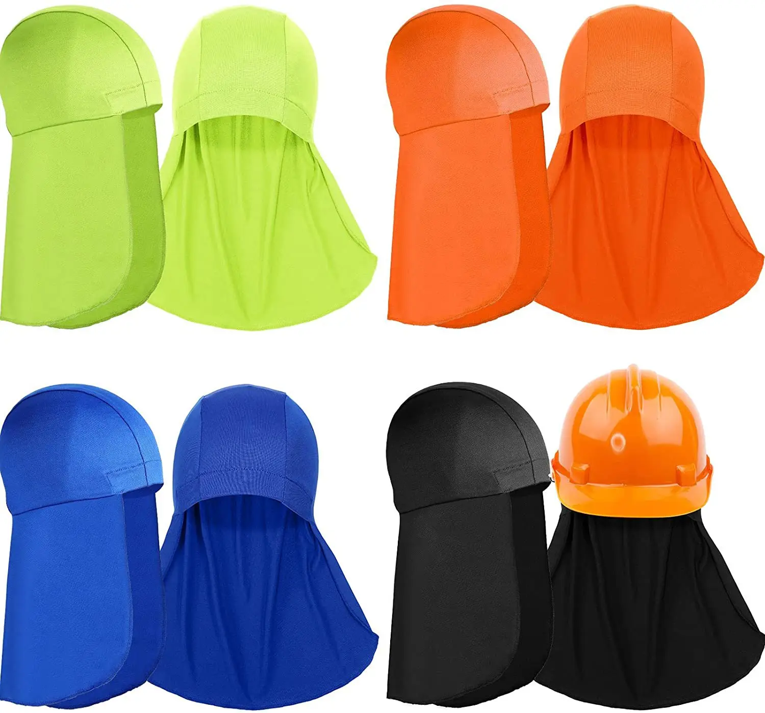 قبعة صيفية رياضية طويلة الذيل للحماية من الأشعة فوق البنفسجية وواقي للرقبة لصيد الأسماك والمشي لمسافات طويلة وبطانة قبعة صلبة