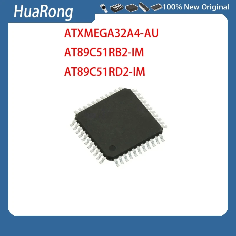 2Pcs/Lot  AT89C51RB2-IM  AT89C51RD2-IM   QFP44   ATXMEGA32A4-AU   ATXMEGA32A4 TQFP-44