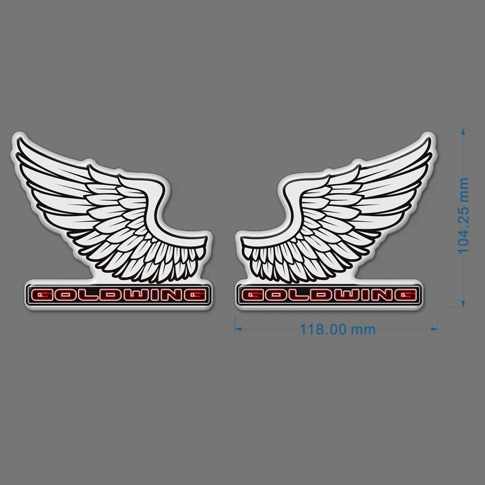 Autocollants Gold Wing pour Honda GoldOOGL1800, 1100, 1200, 1500 Tour F6B, GL 1800 Cover Emblem Fairing Symdangers, 2017, 2018, 2019, 2020