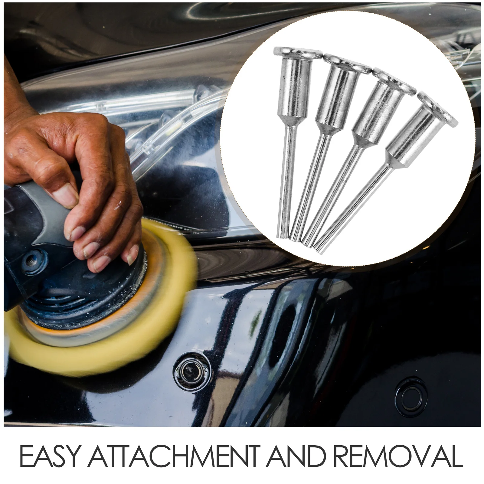 4 stuks polijstmachine conversiekop elektrische boor drijfstang voor auto polijsten haakse slijper opzetstuk - boorbuffer