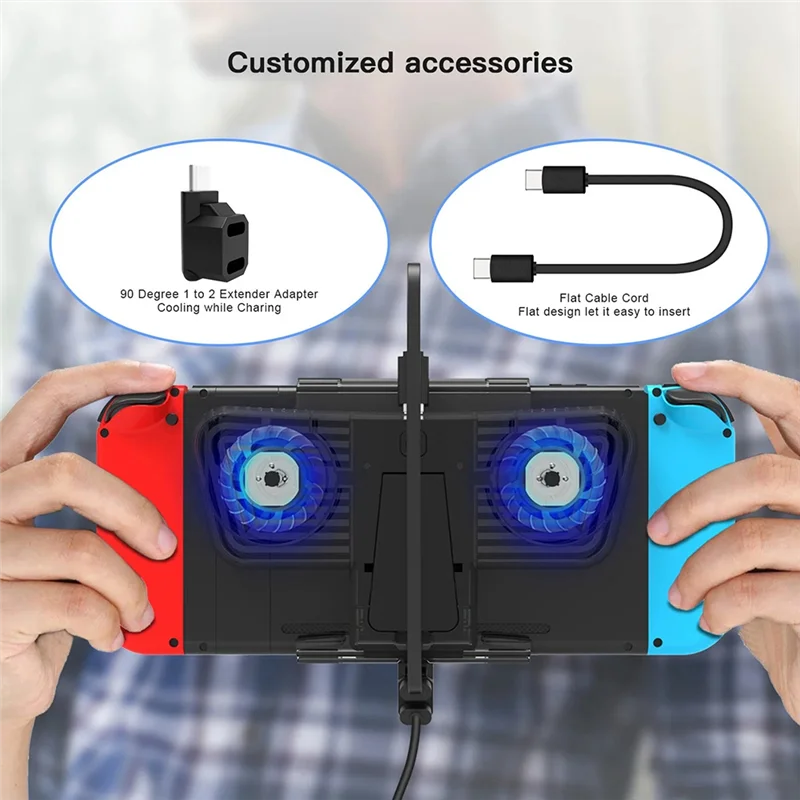 【HASD】For Steam Deck Fan Cooling Cooler Holder Bracket External Base Stand Replacement Dock For Steam Deck Game Accessories