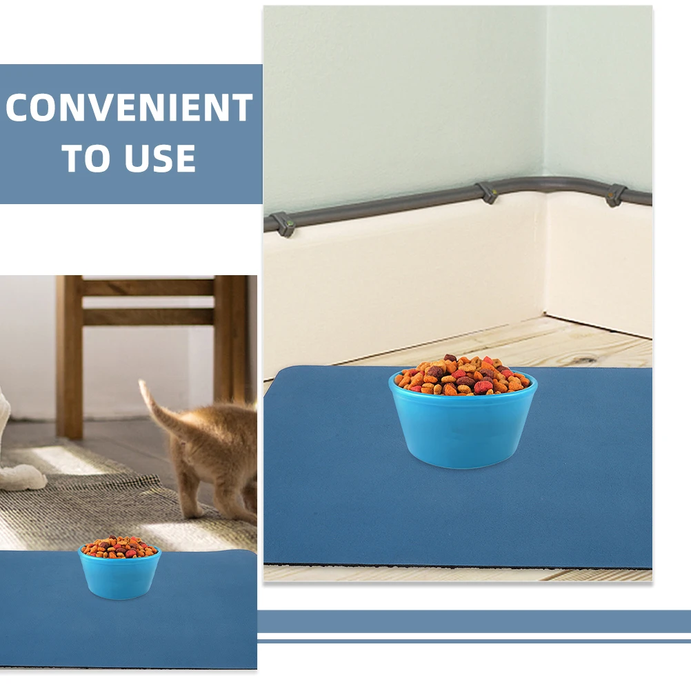 

1Pc Pet Mat 40x50cm Thick Insulated Mat Diatomite Absorbent Dog Cat Food Bowl Pad Reusable Waterproof Placemat
