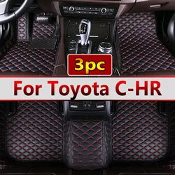 Leather Car Floor mats for Toyota C-HR CHR 2016 2017 2018 2019 2020 Carpets Rugs Pads Interior Parts Accessories