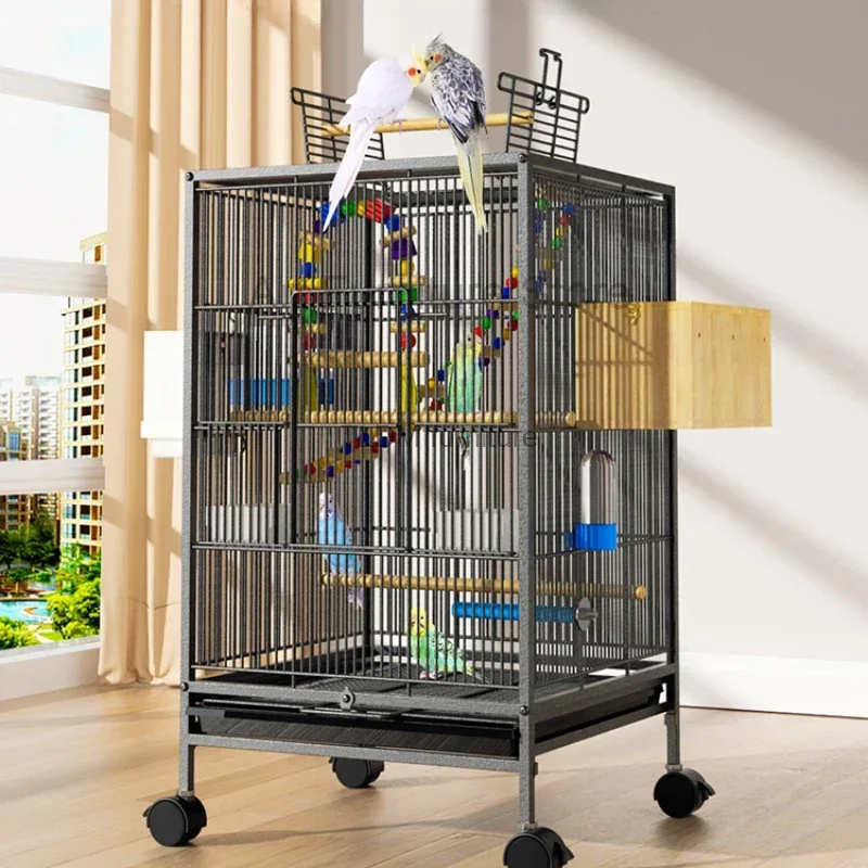 

Luxury Large Outdoors Bird Cages Budgie Canary Household Special Metal Bird Cages Park Breeding Vogelhaus Pet Products WZ50BC